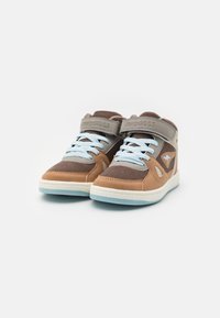 KangaROOS KALLEY UNISEX - Augsti sporta apavi - coffee/forever blue