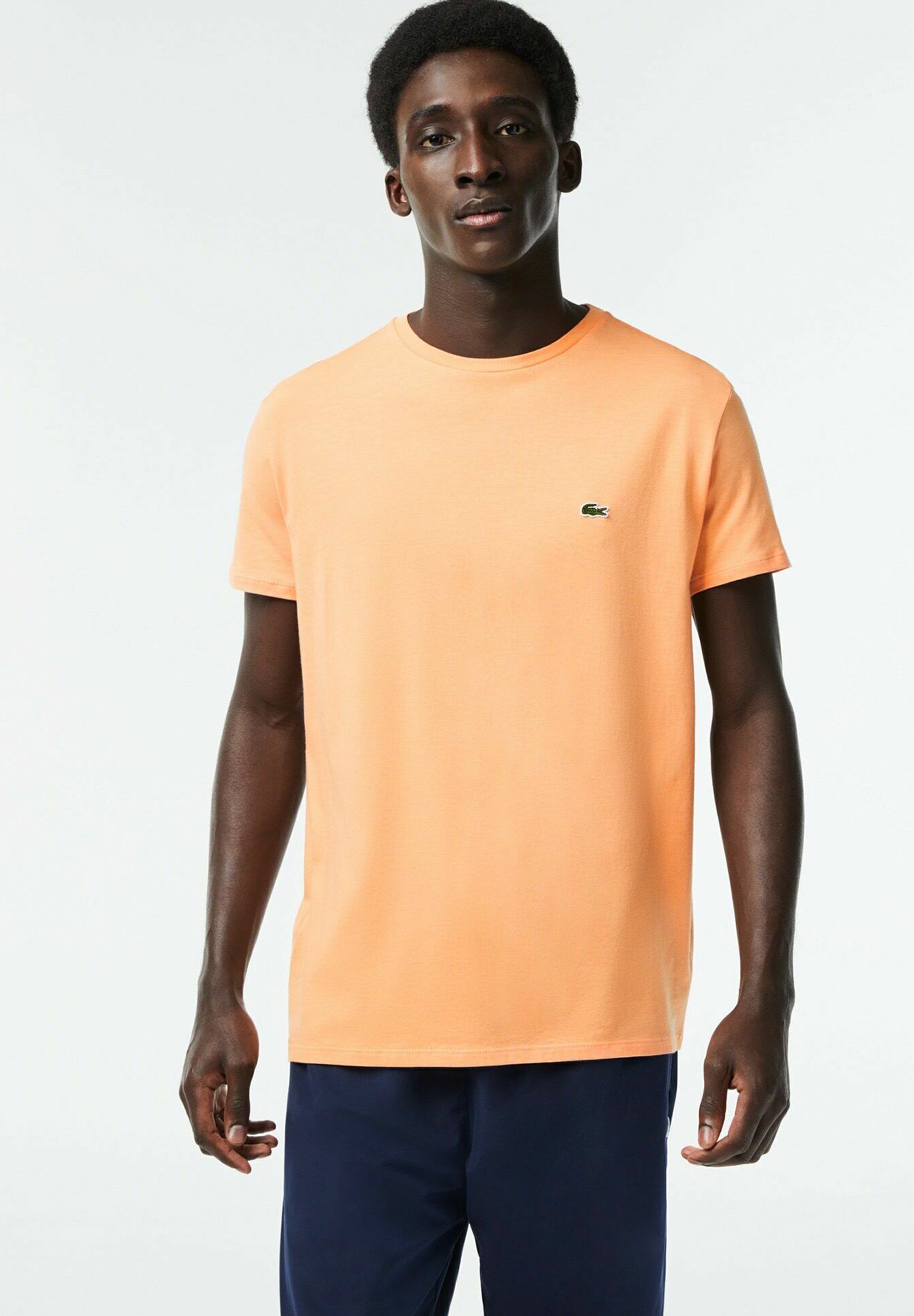 Orange lacoste tshirt Clearance