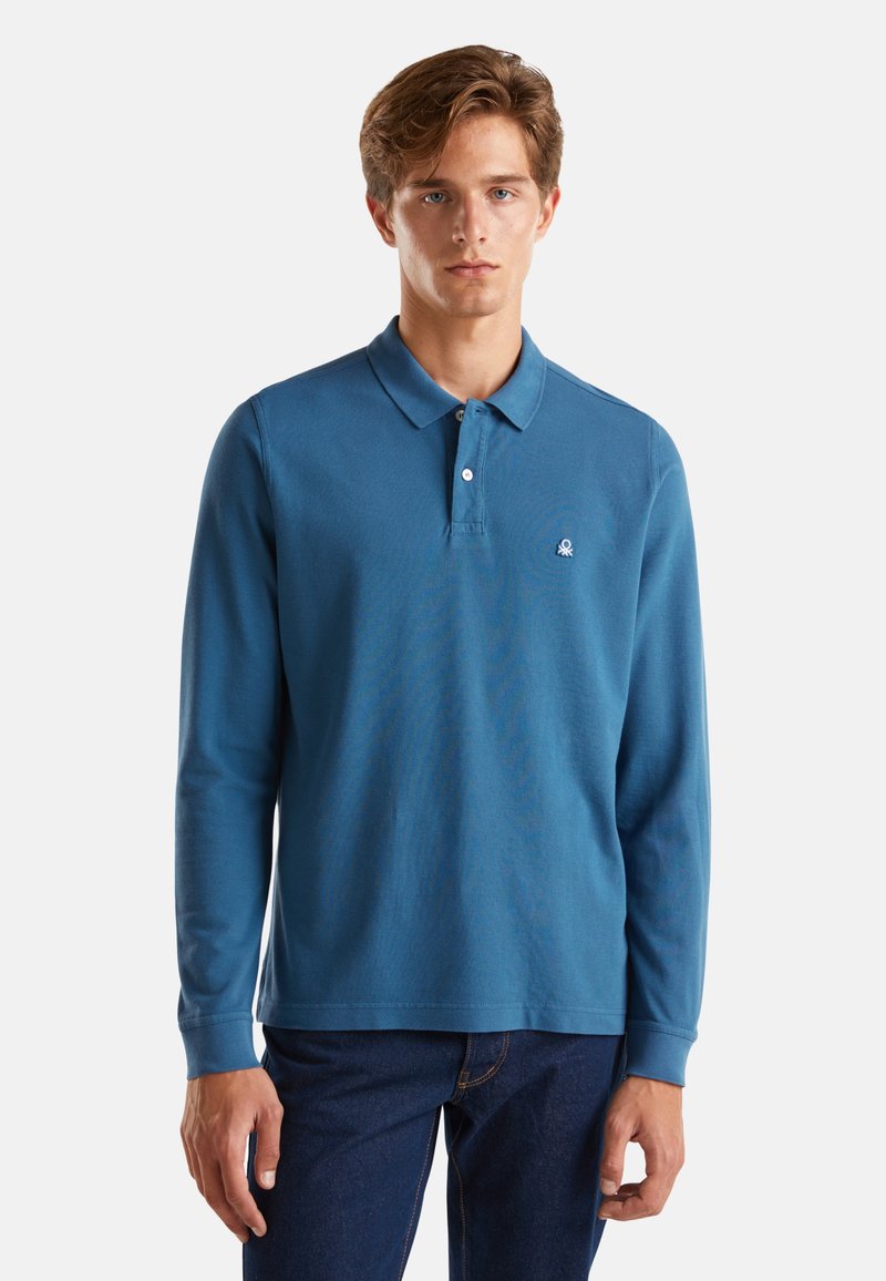 United Colors of Benetton Top s dlouhým rukávem - blue