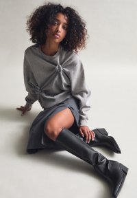 PULL&BEAR - Saappaat - black Pienoiskuva 1