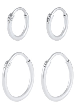 2 PACK HOOPS - Orecchini - silberfarben