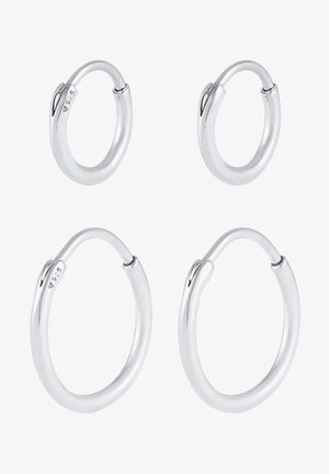 2 PACK HOOPS - Auskarai - silberfarben