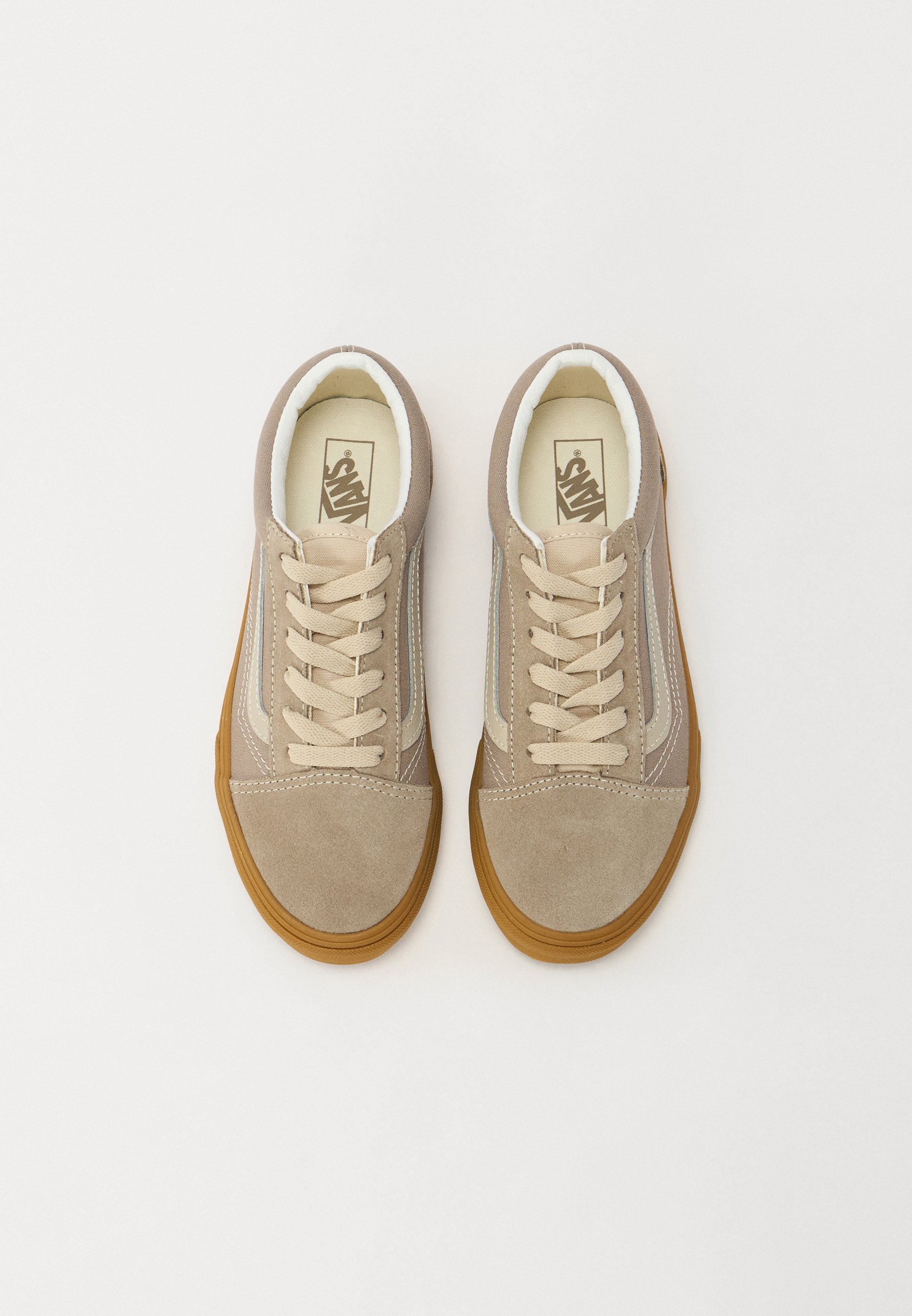 Vans OLD SKOOL UNISEX - Trainers - neutral block gray/gum/grey