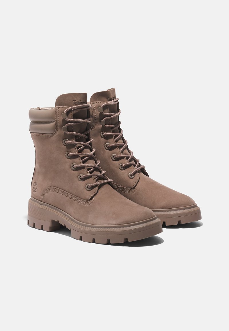 Timberland CORTINA VALLEY - Kotníkové boty na platformě - taupe gray