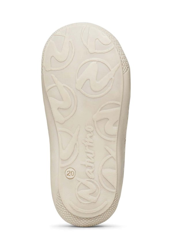 Lauflernschuh – kürbis weiss