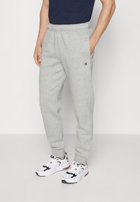 Champion - BASIC CUFF PANTS - Donji dijelovi trenirke - grey melange Minijatura 1