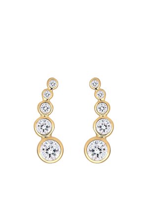 Elli SPARKLING EARRING - Fülbevalók - gold-coloured/white