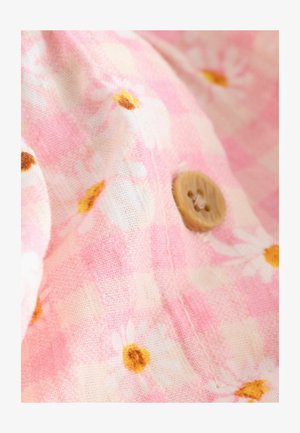 Next, REGULAR FIT - FLUTTER SLEEVE - Lühikeste varrukatega bodi - pink gingham floral