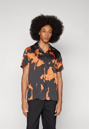 YOURTURN UNISEX - Overhemd - black/orange