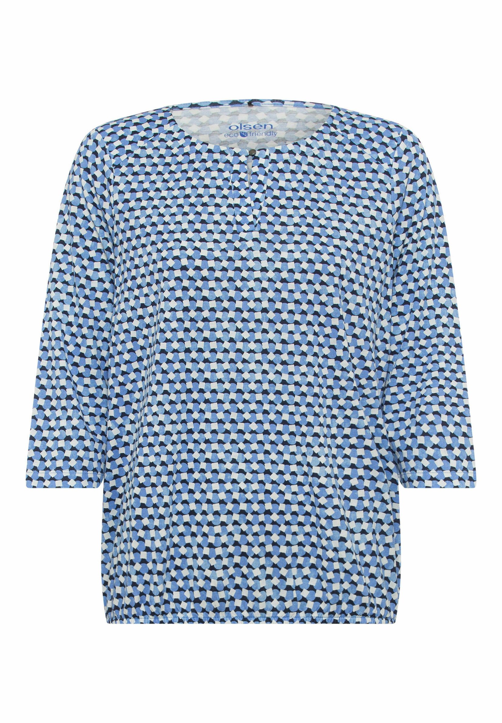 GINKANA Umstands-Top Mit Falten - Weiche Schwangerschaftstunika Mit Rundhals