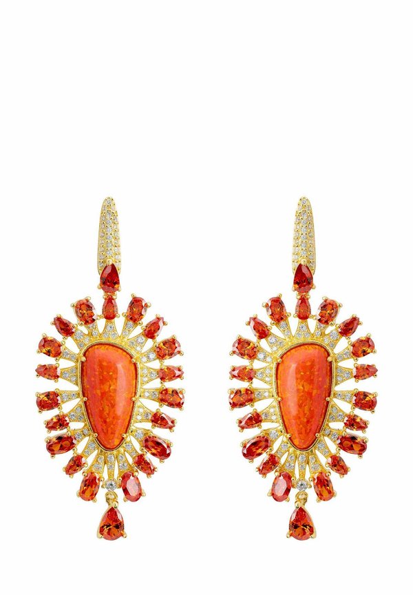 ANTONELLA FIRE OPAL DROP - Earrings - orange3