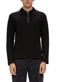 QS Poloshirt - schwarz