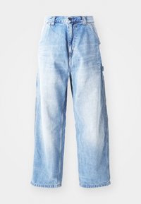 SINGLE KNEE PANT - Jeans Relaxed Fit - blue burst washed