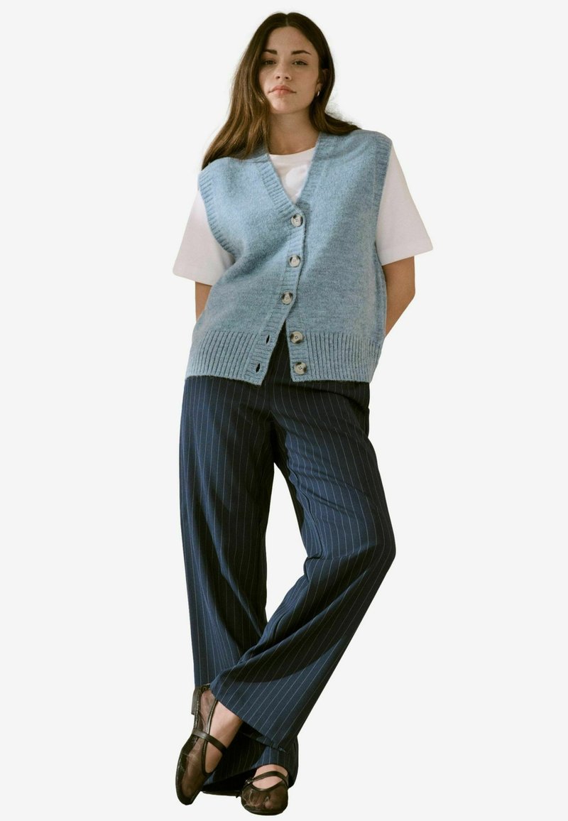 Next BUTTON FRONT TANK - REGULAR FIT - Weste - blue