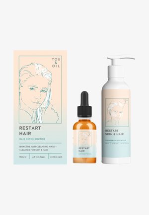 CLEANSING COMPLEX FOR HAIR: OIL MASK + CLEANSER - Skincare set - -