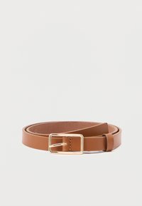 LEATHER - Belt - cognac