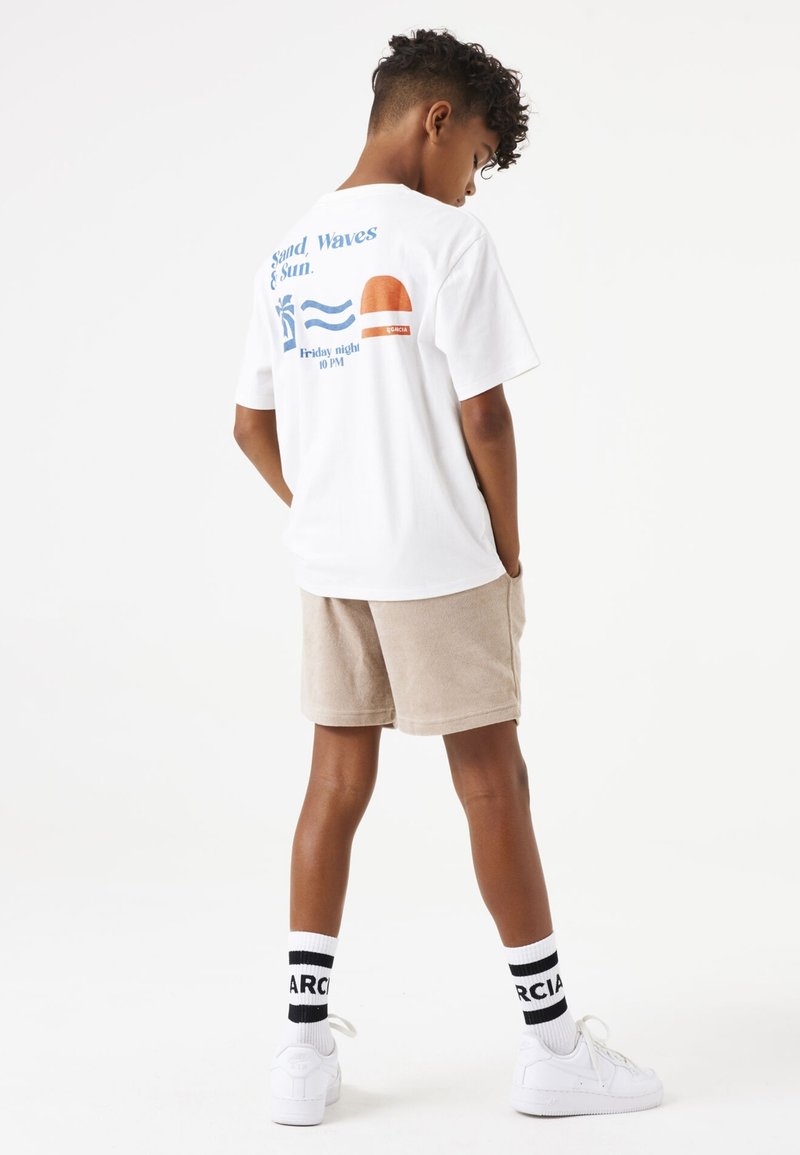 Garcia T-shirt print - off white