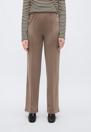 ONLSANIA PIN TUCK - Bukse - walnut