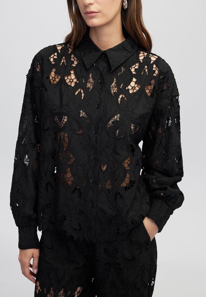 Ipekyol BRODERIE Camicia black/nero