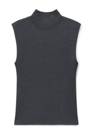 Calliope, CANOTTA TINTA UNITA - Débardeur - grigio antracite melange