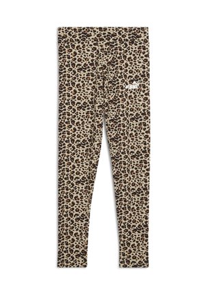 GRAPHIC ANIMAL - Leggings - Byxor - toasted almond