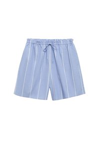 GESTREEPTE - Shorts - blue