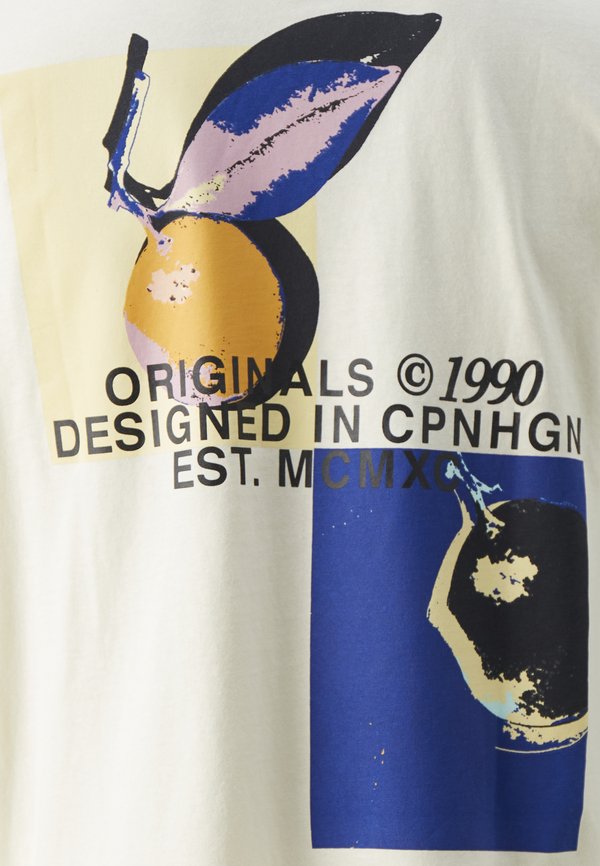 JORTAMPA BACK CREW NECK - Print T-shirt - buttercream2