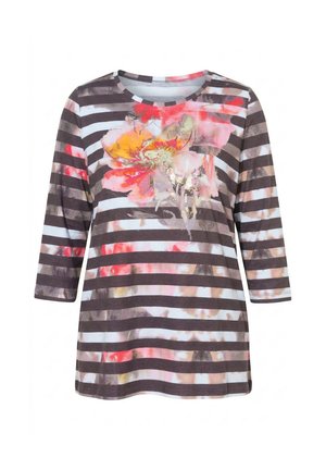 Ulla Popken, Langarmshirt - mahogany
