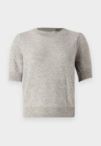 PUFF SLEEVE SWEATER - Strickpullover - grey