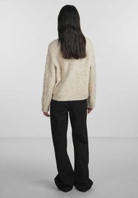 Pieces PCNINA LS O-NECK BC - Camisola - birch