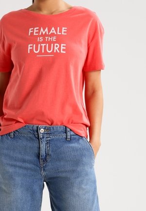 Camiseta estampada - coral