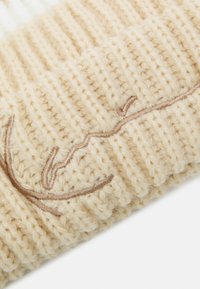 Karl Kani SIGNATURE FISHERMAN BEANIE  - Beanie - cream/white