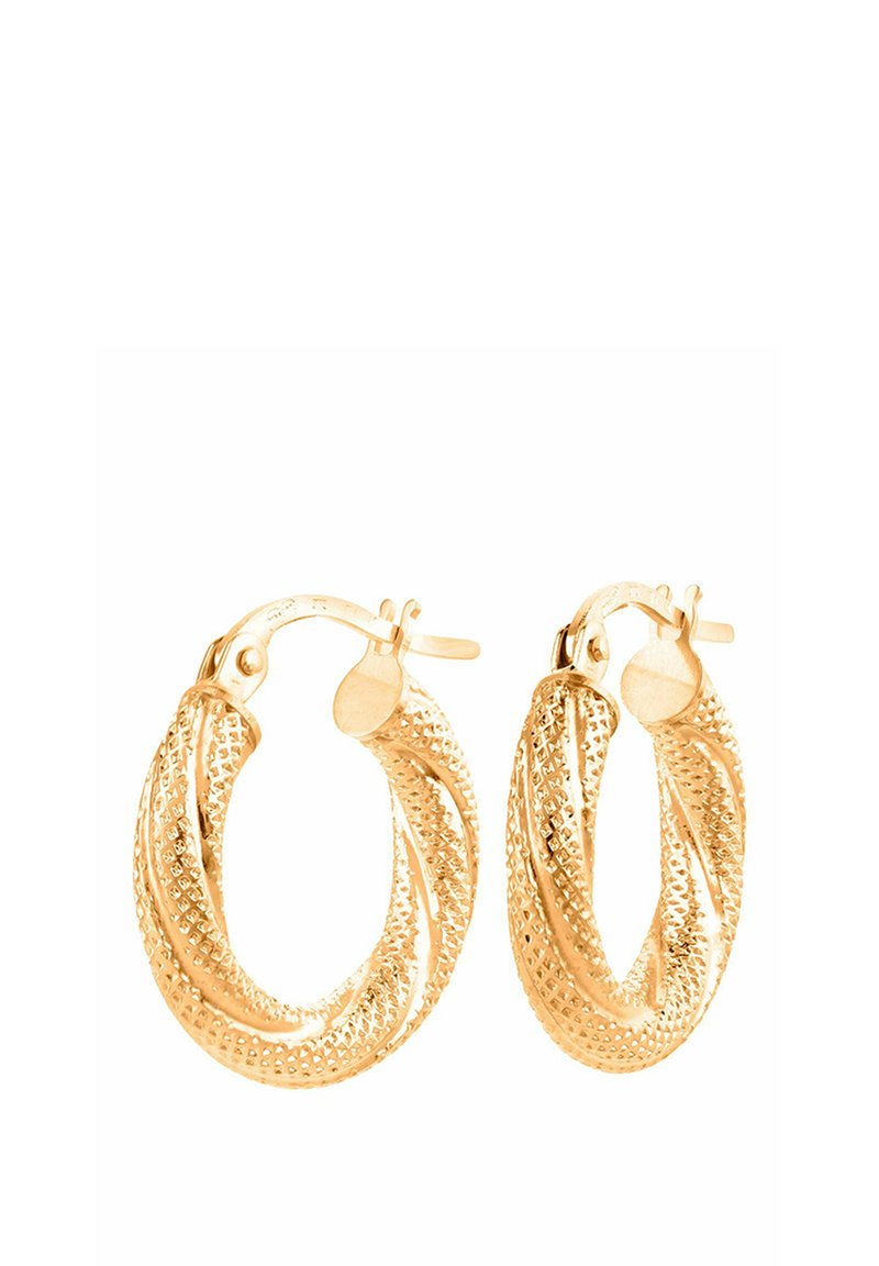 DIAMANT L'ÉTERNEL HOOP - Ohrringe - yellow gold-coloured