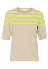 Unausgewählt, sand melange lime half stripe