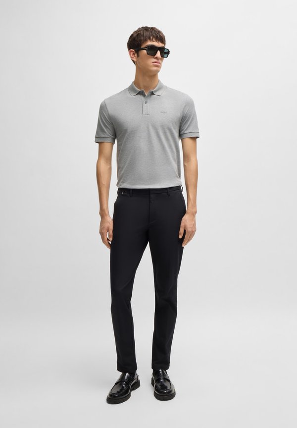 PALLAS - Polo shirt - silver one2