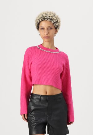 ONLGAIDA - Strikkegenser - fuchsia purple