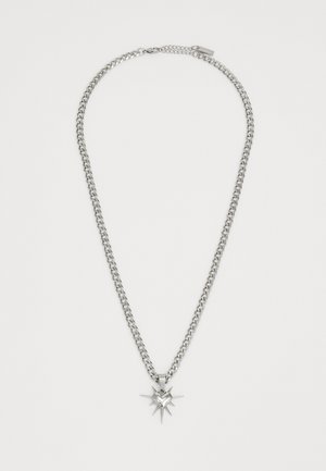FAINZ SPIKE HEART CHAIN UNISEX - Kaelakee - silver-coloured