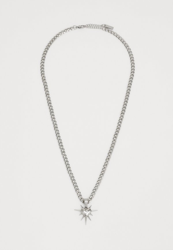 SPIKE HEART CHAIN UNISEX - Necklace2