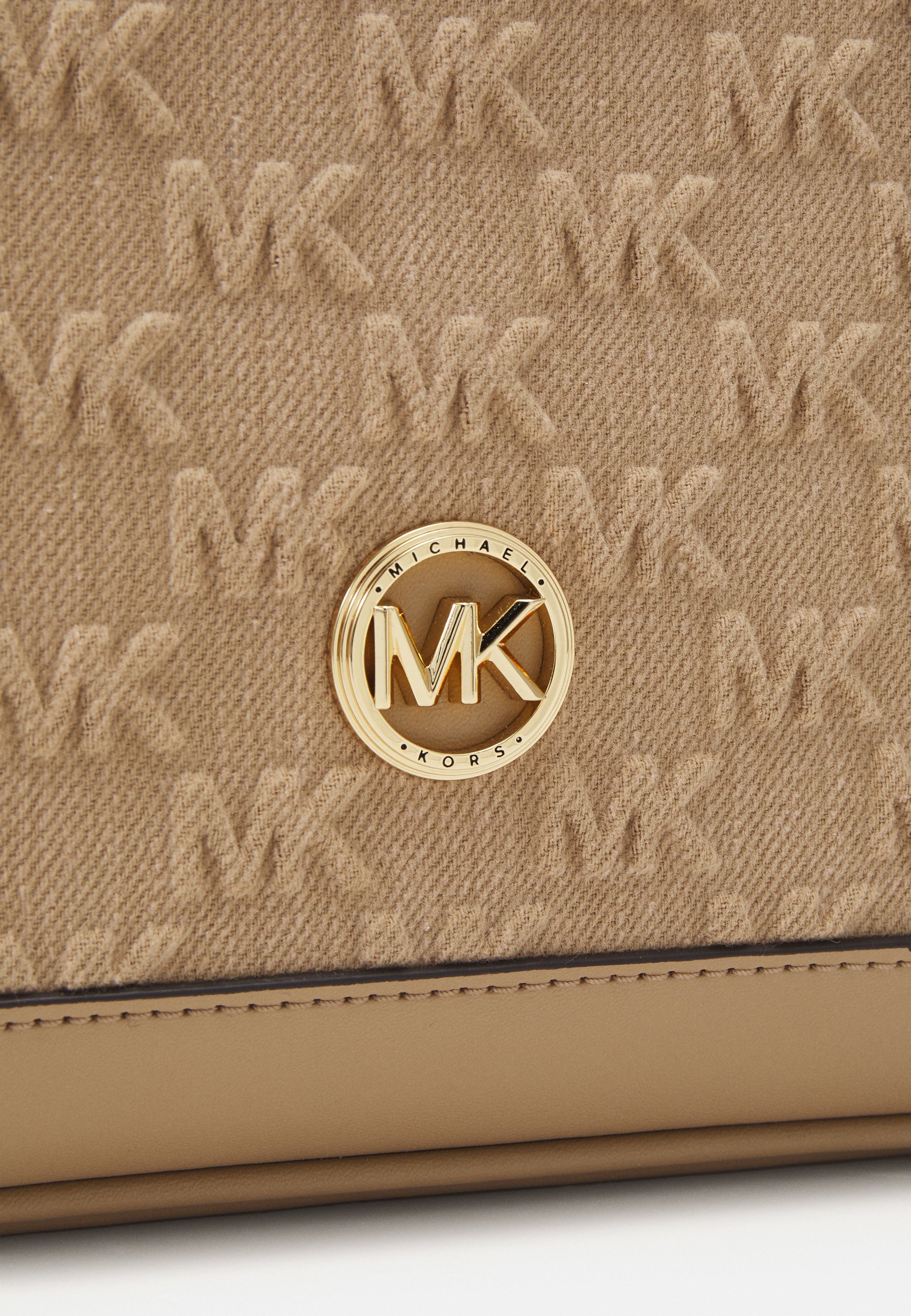 MICHAEL Michael Kors LUISA SATCHEL - Geantă de mână - camel