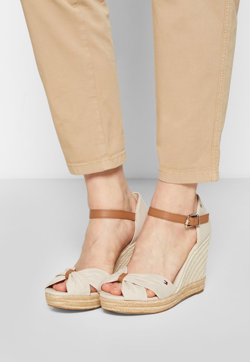 Tommy hilfiger basic open toe mid wedge Clearance
