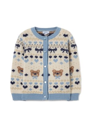 Cardigan - blue beige