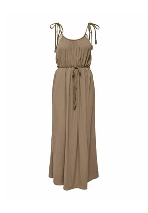 JDY, KLEID JDYLIVA LANGES KLEID - Robe longue - shitake