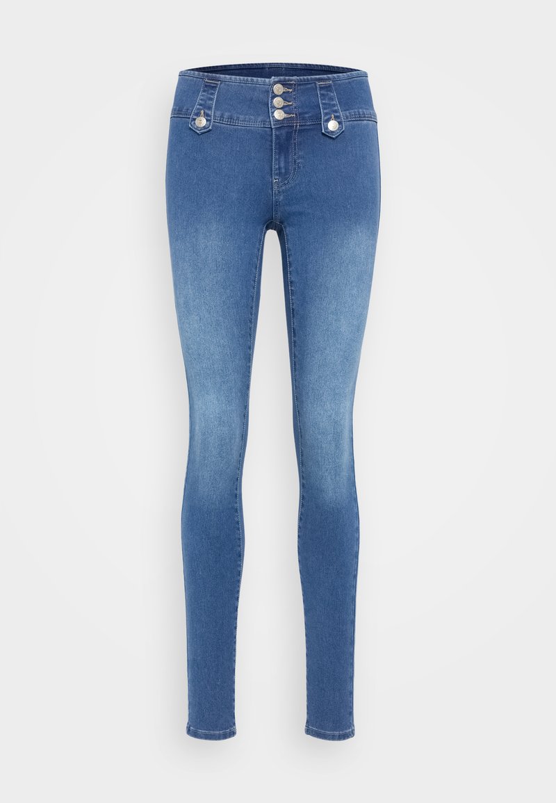 Jeans skinny a vita alta - BLU - Donna - 13.00€ - Kiabi Jeans skinny a vita alta - BLU - Donna - 13.00€ - Kiabi