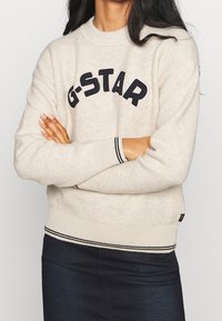G-STAR Stickad tröja - beige