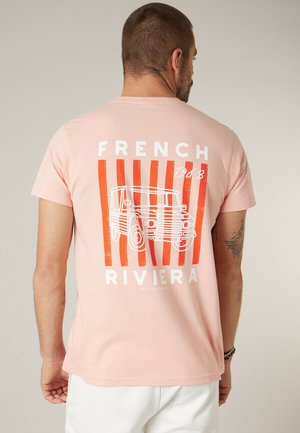 ORIGINAL FRENCHY - T-shirt print - lachsfarben