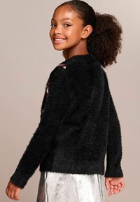 Lipsy CHRISTMAS REGULAR FIT - Džemperis - black sequin