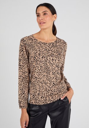 Trui - beige animalier