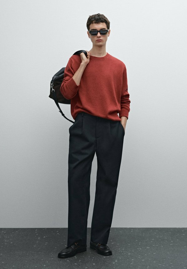 CREW NECK   - Jumper - bordeaux2