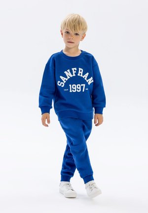 CREW NECK AND JOGGERS SET - Chándal - royal blue
