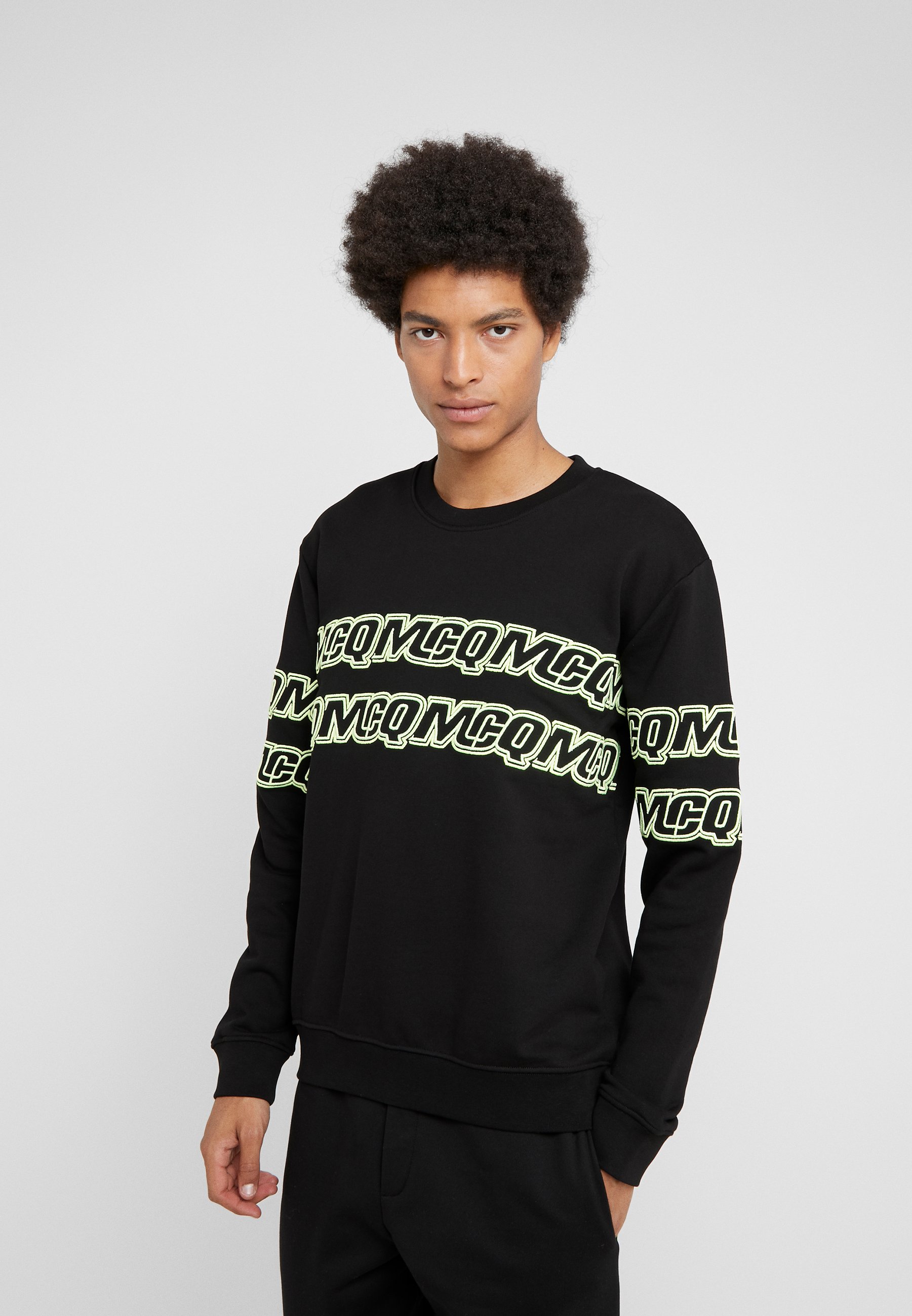 McQ Alexander McQueen CLEAN CREW NECK Sweatshirt darkest McQ Alexander McQueen CREW NECK - Sweatshirt - darkest black